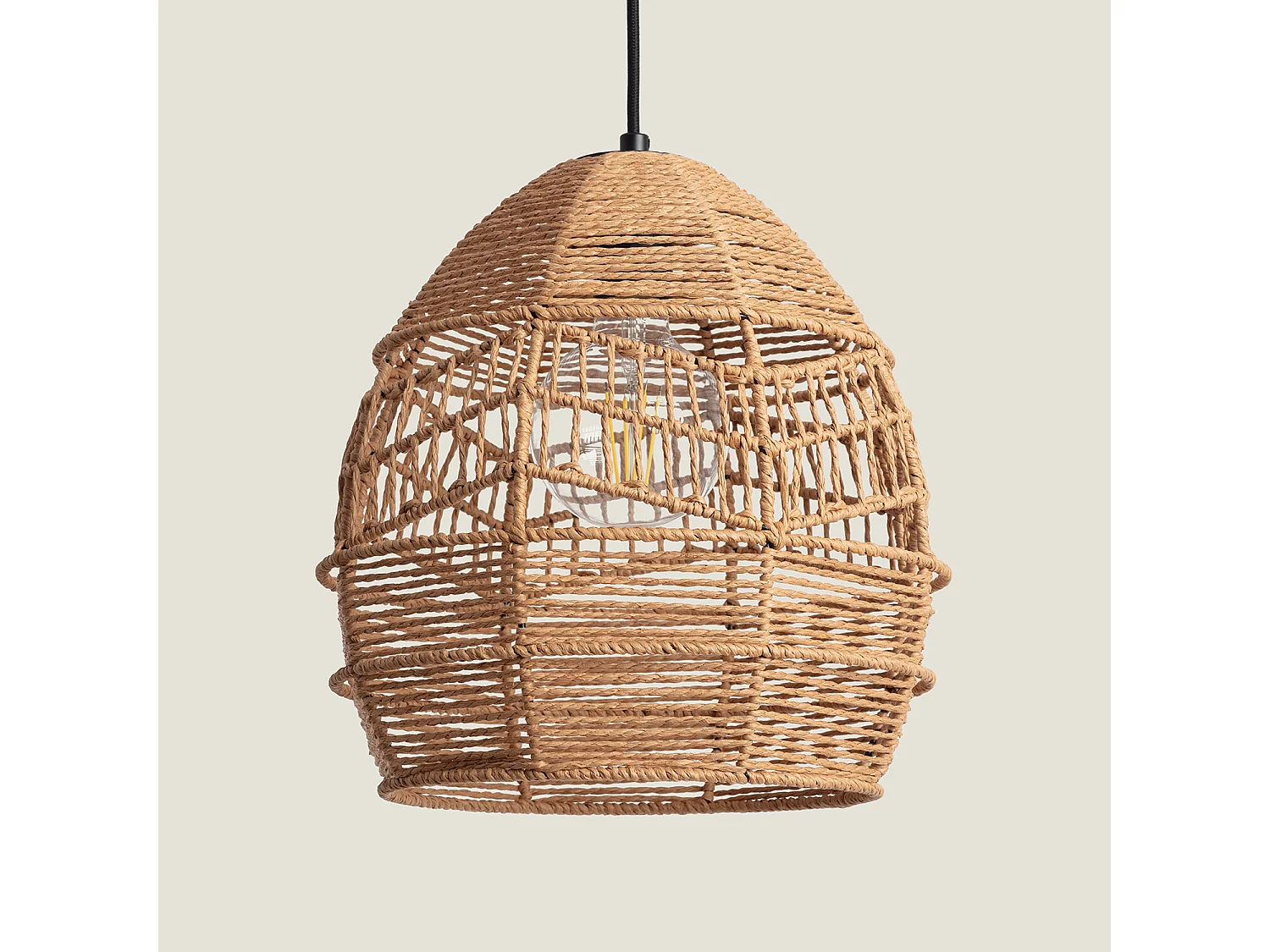 Suspension Papier Tressé Beyawo Naturel