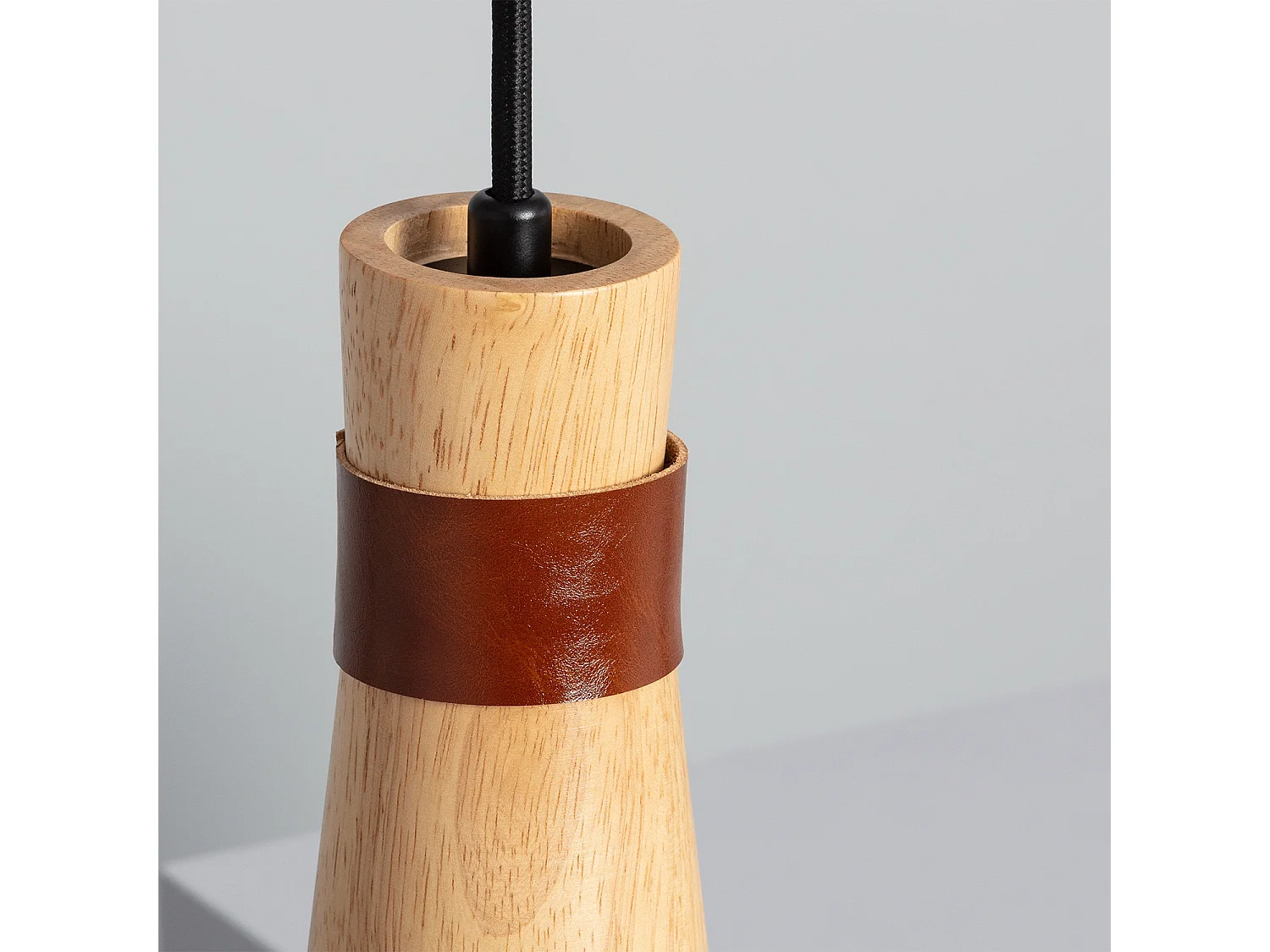 Suspension Bois Barsella Naturel