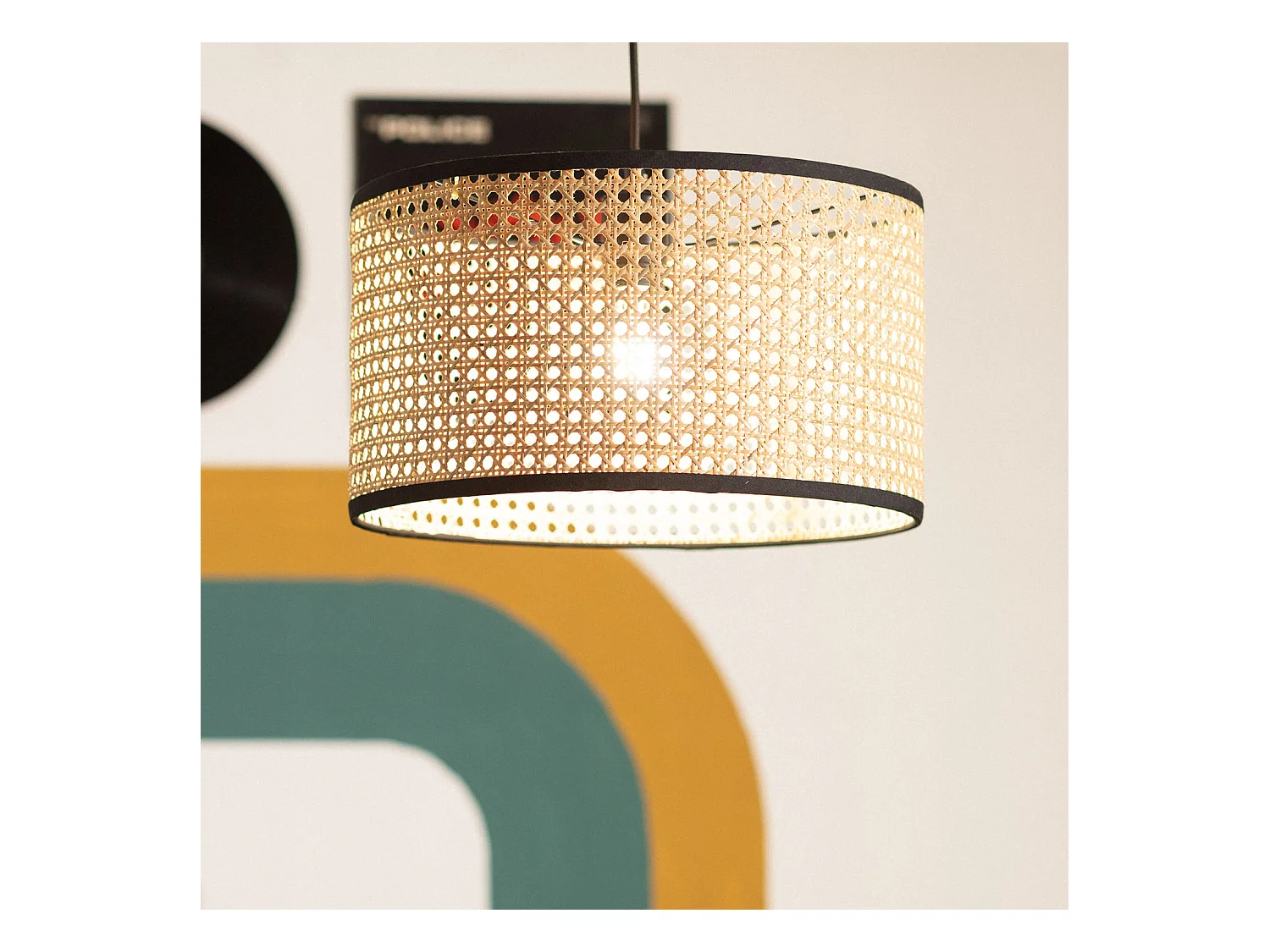 Lampada a Sospensione Rattan Huela Naturale