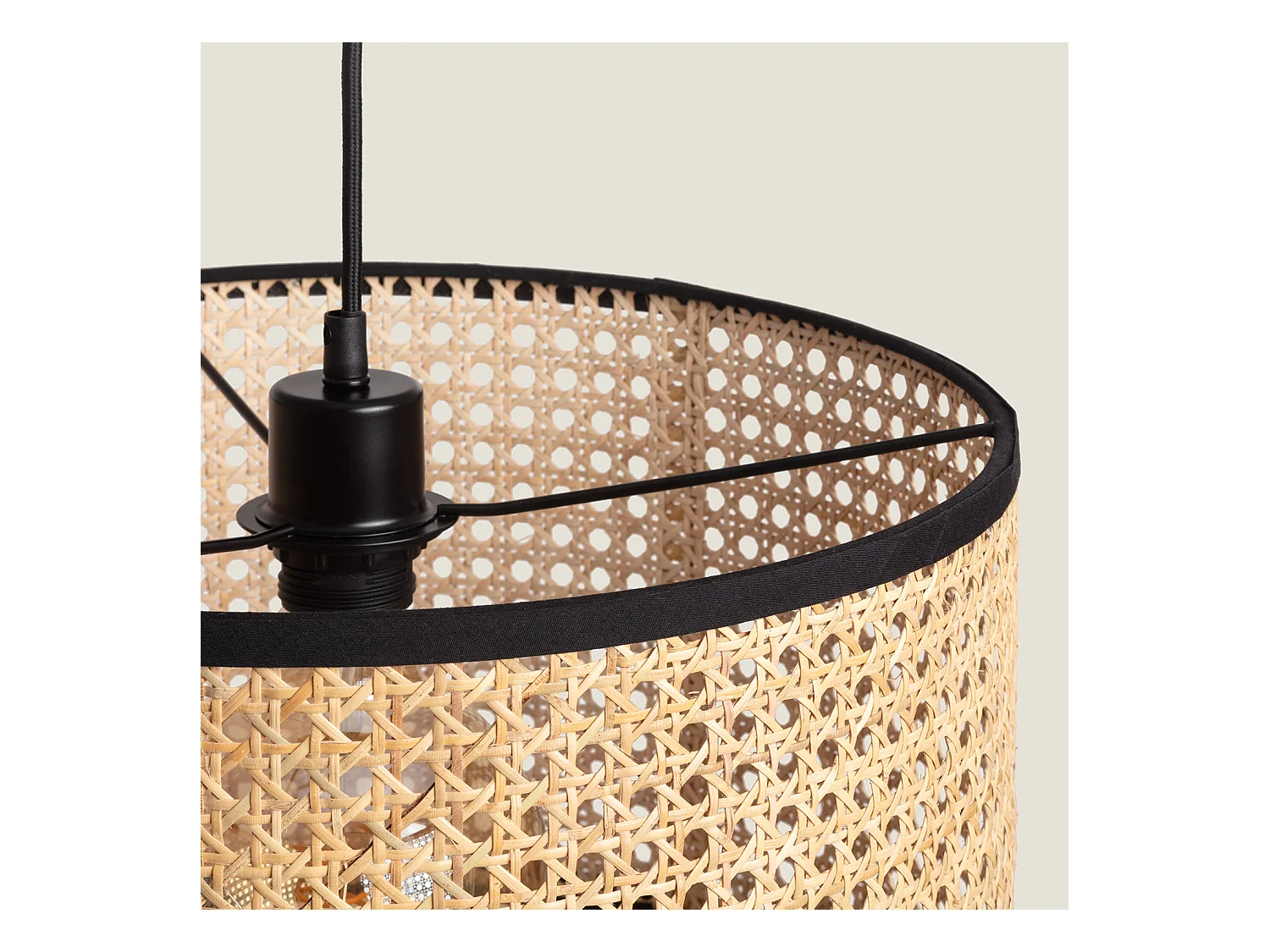 Lampada a Sospensione Rattan Huela Naturale