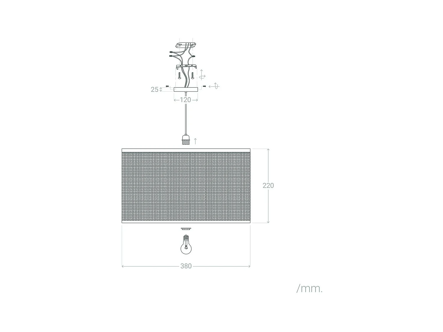 Lampada a Sospensione Rattan Huela Naturale