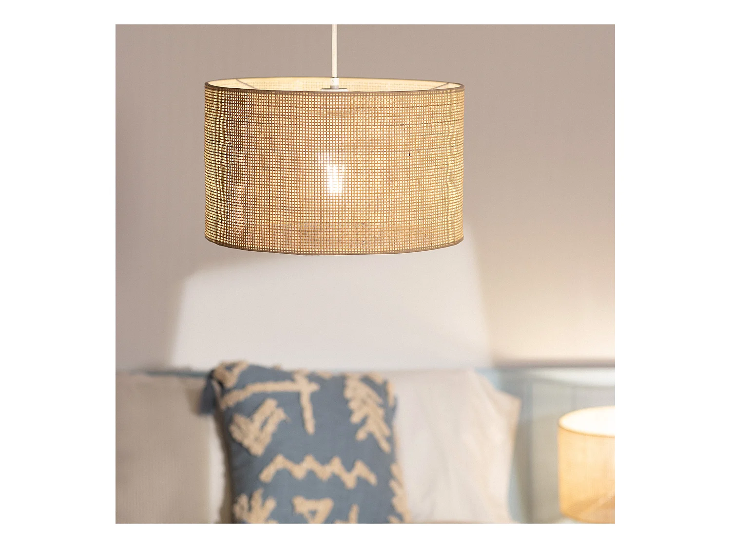 Suspension Rotin Baracoa Beige