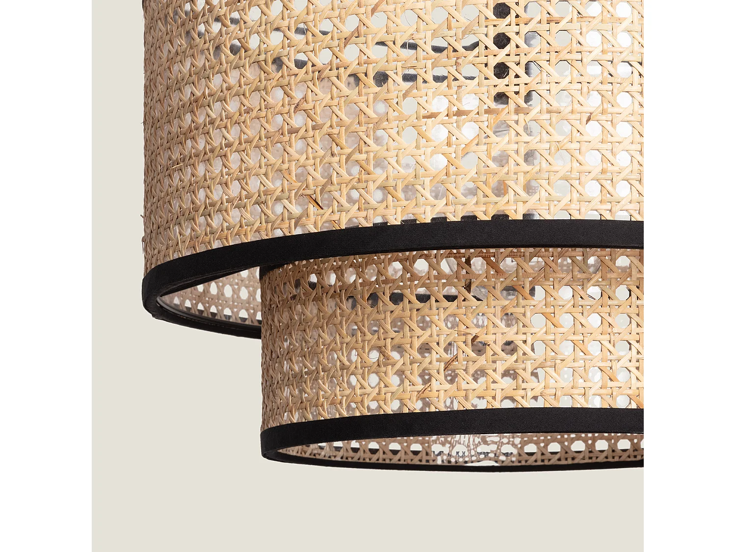 Suspension Rotin Huela Doppio Naturel