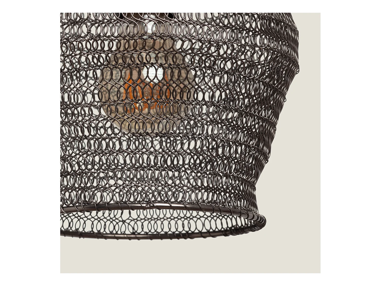 Lámpara Colgante Metal Milos S Negro