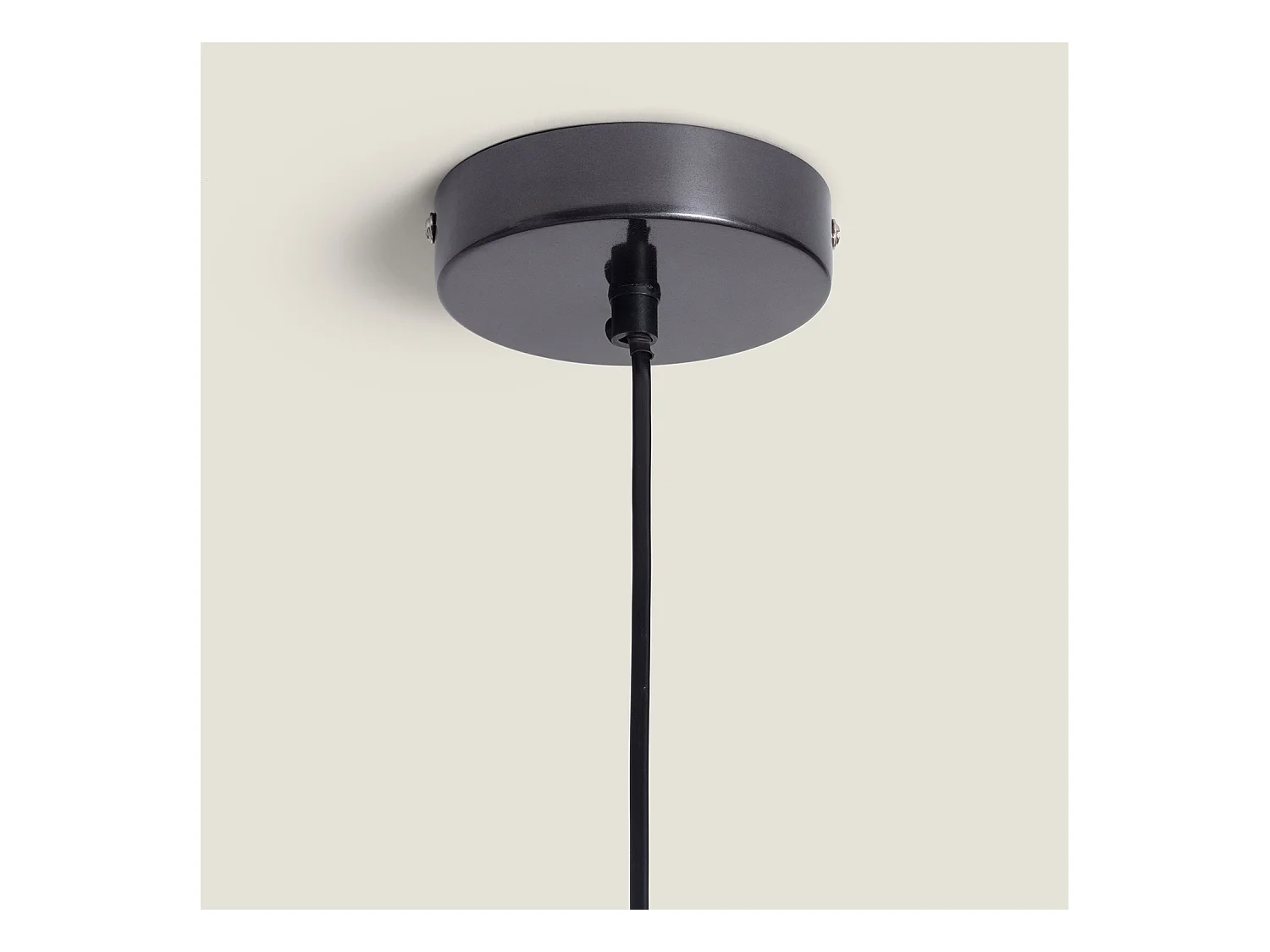 Lámpara Colgante Metal Milos S Negro