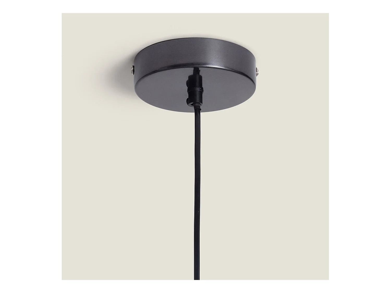 Lámpara Colgante Metal Milos S Negro