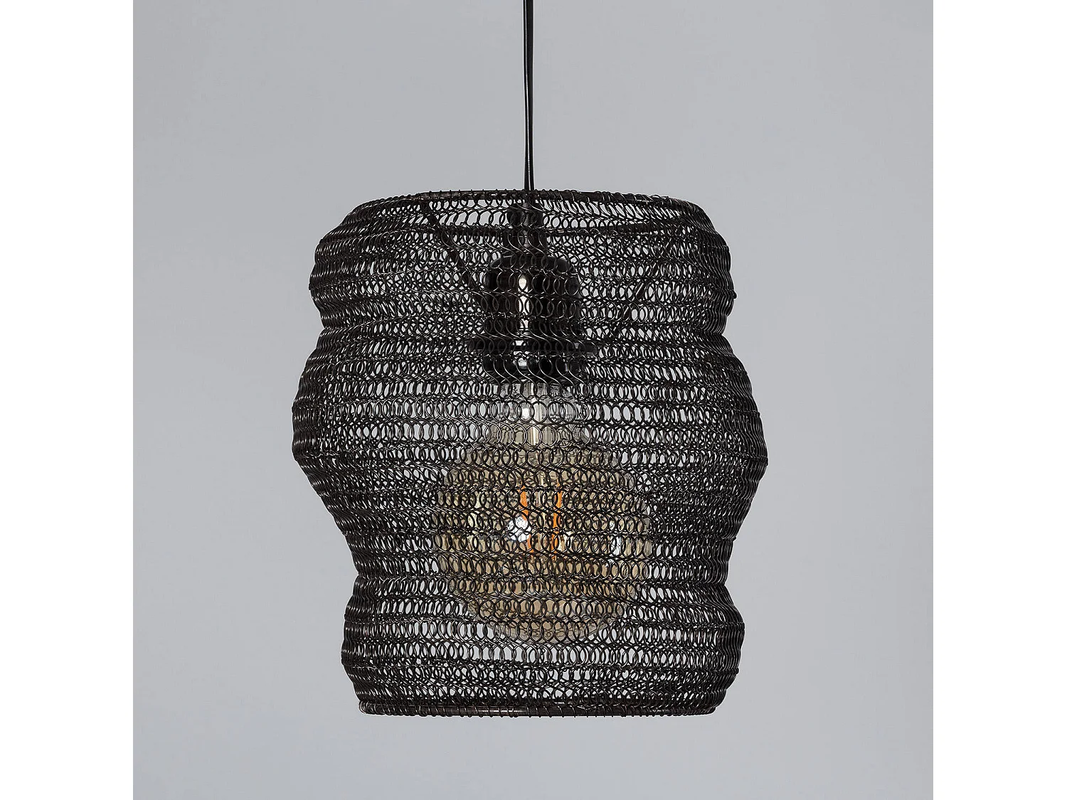 Suspension Métal Kimolos Noir