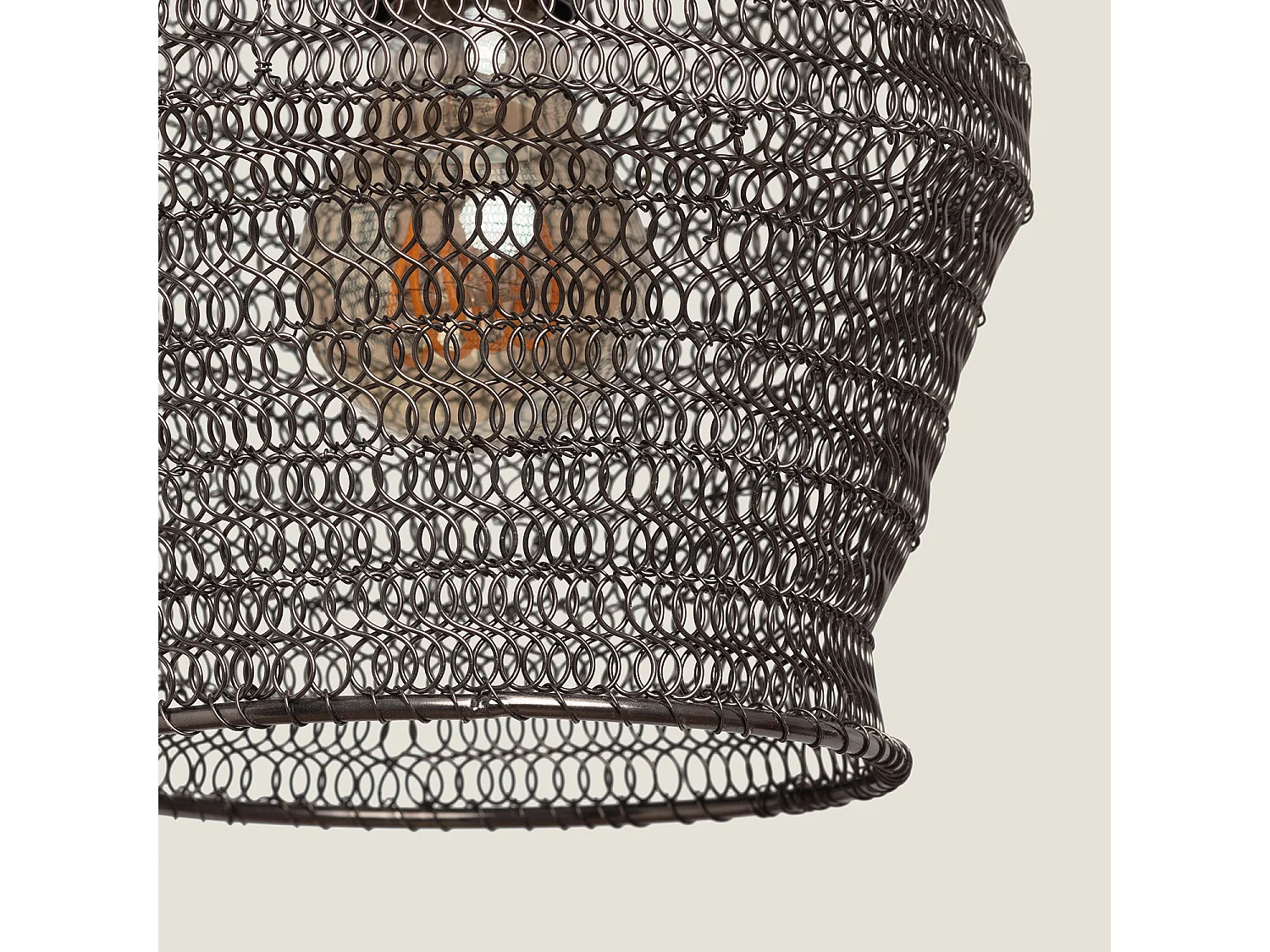 Suspension Métal Kimolos Noir