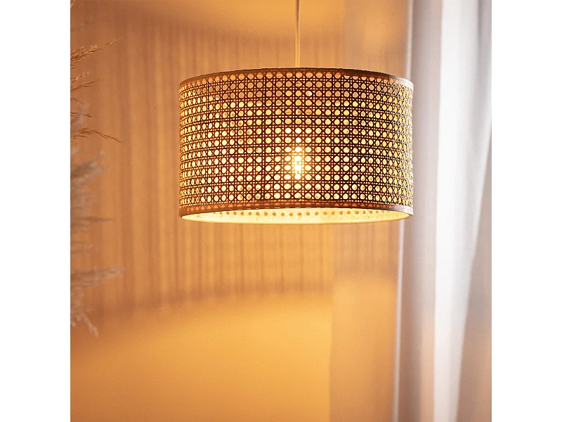 Lampada a Sospensione Rattan Mampa Naturale