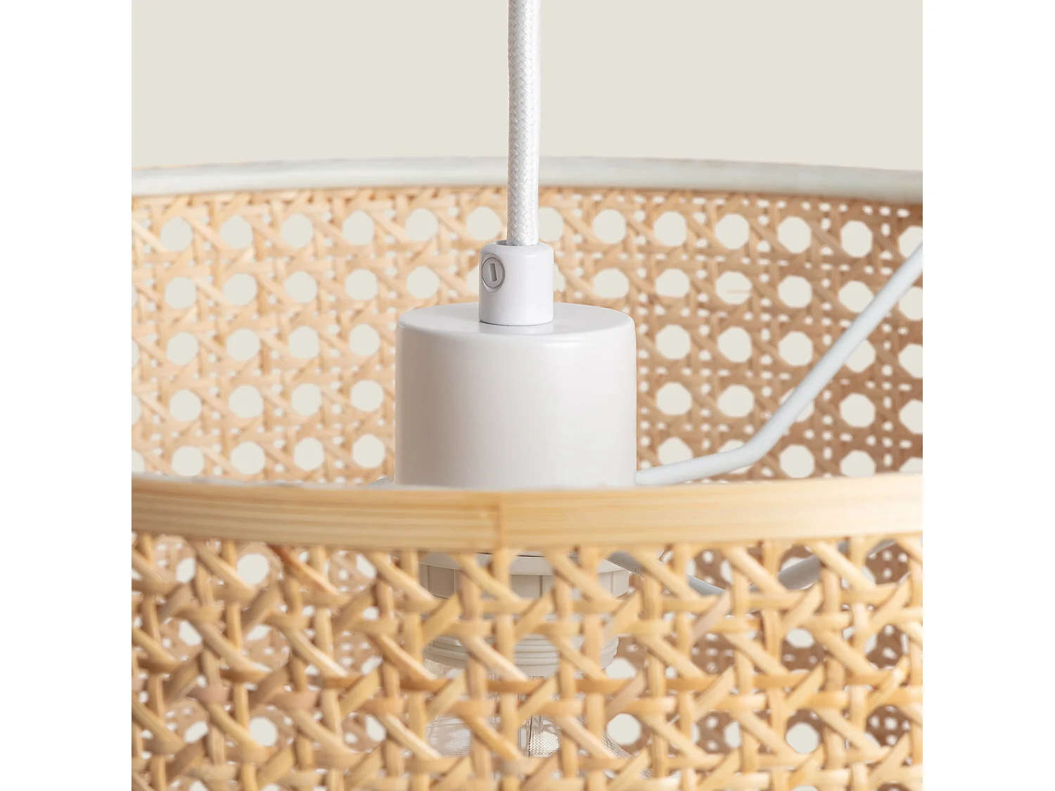 Suspension Rotin Mampa Naturel