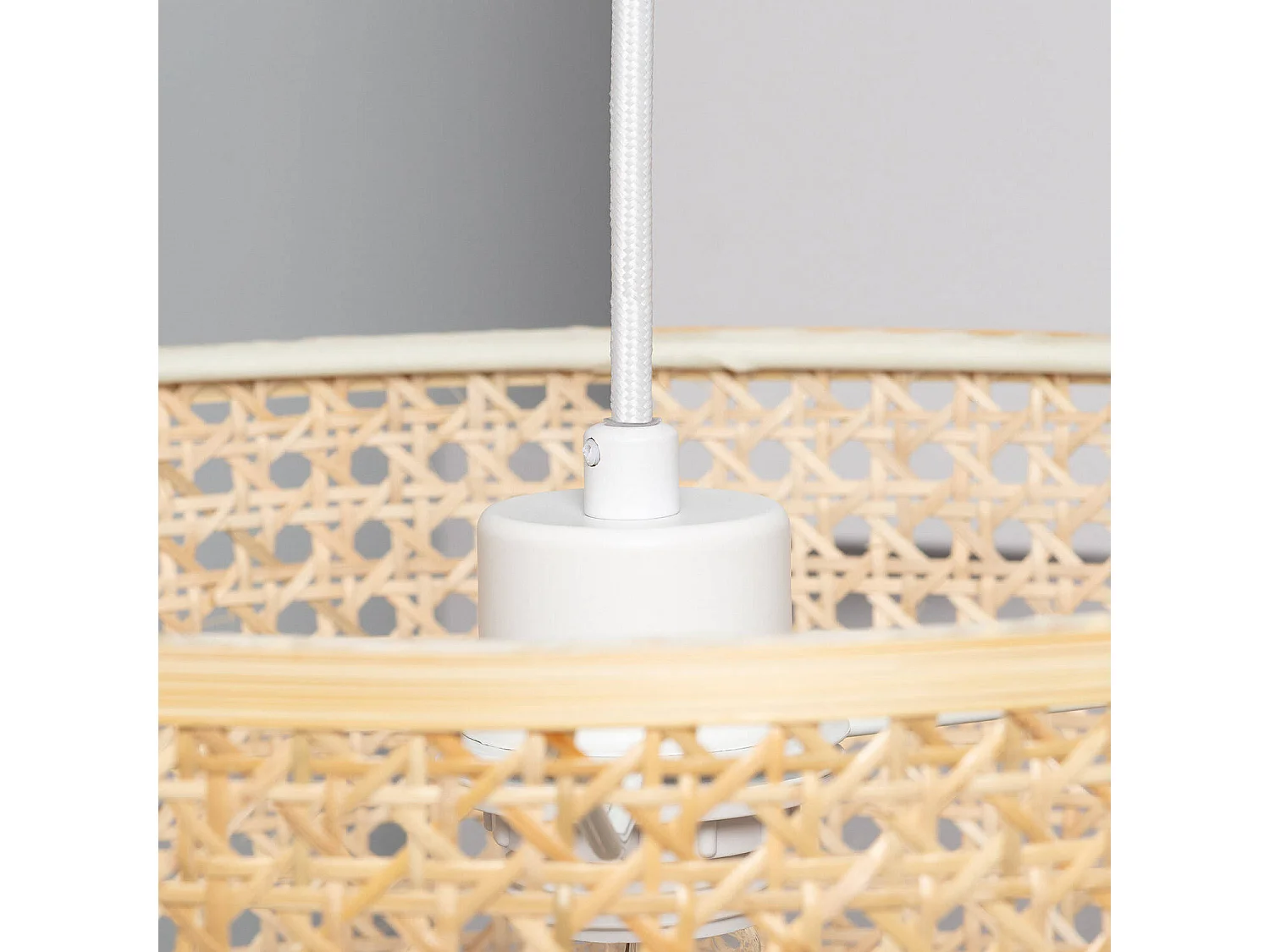 Suspension Rotin Mampa Naturel