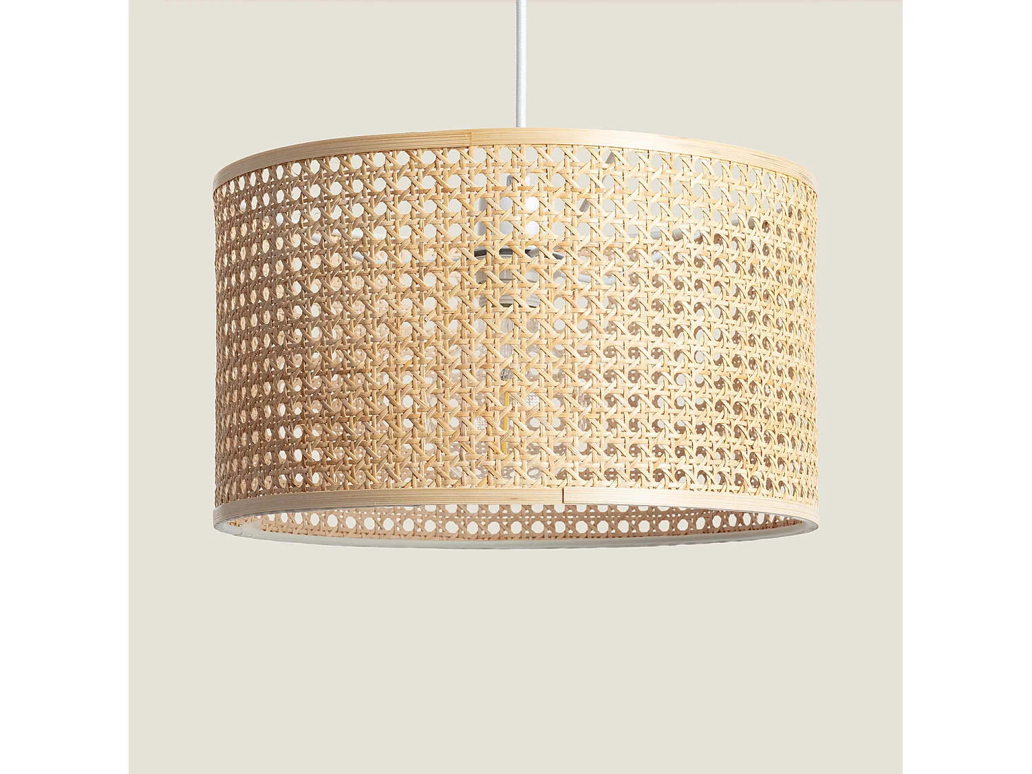 Suspension Rotin Mampa Naturel