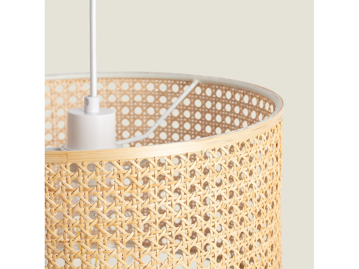 Suspension Rotin Mampa Naturel