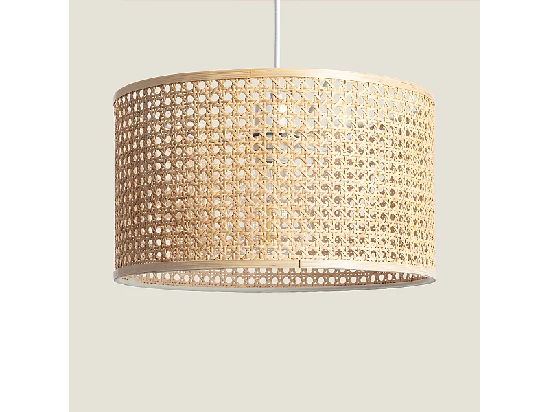 Suspension Rotin Mampa Naturel