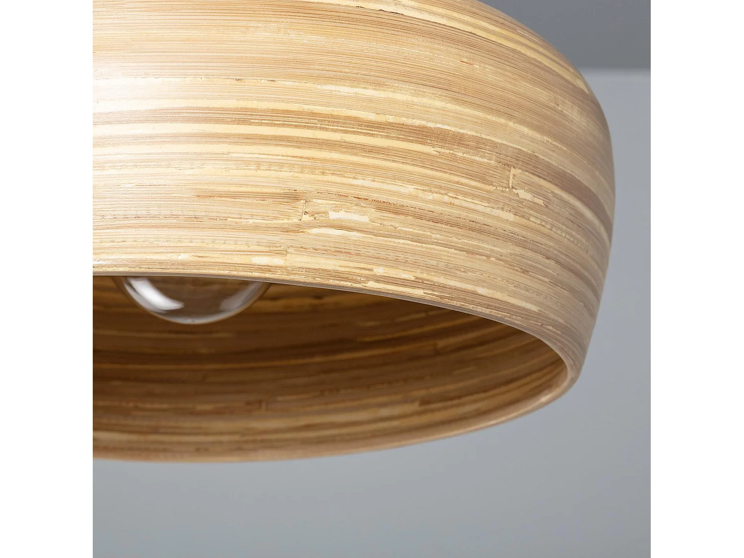 Abat-jour Bambou Suspension Shuka Sari ILUZZIA Naturel