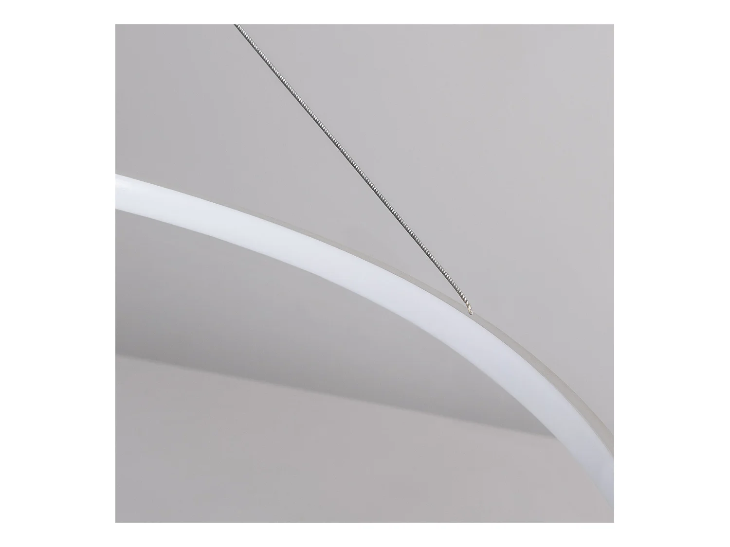 Suspension LED Métal 28W CCT Sélectionnable Big Ivalo Blanc