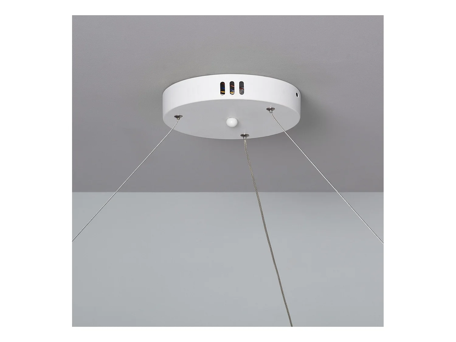 Suspension LED Métal 28W CCT Sélectionnable Big Ivalo Blanc