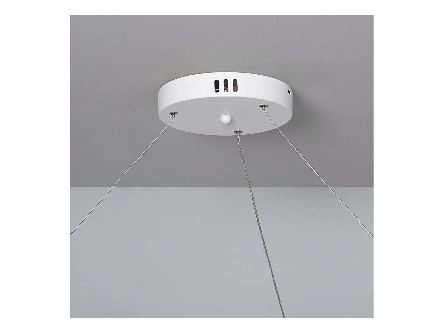 Suspension LED Métal 28W CCT Sélectionnable Big Ivalo Blanc