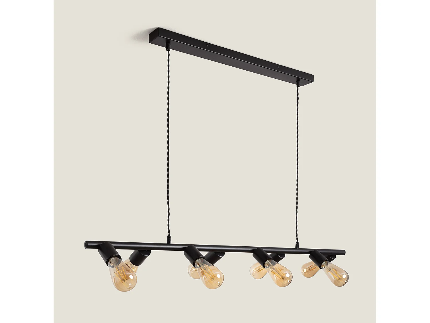 Suspension Métal Garland Noir