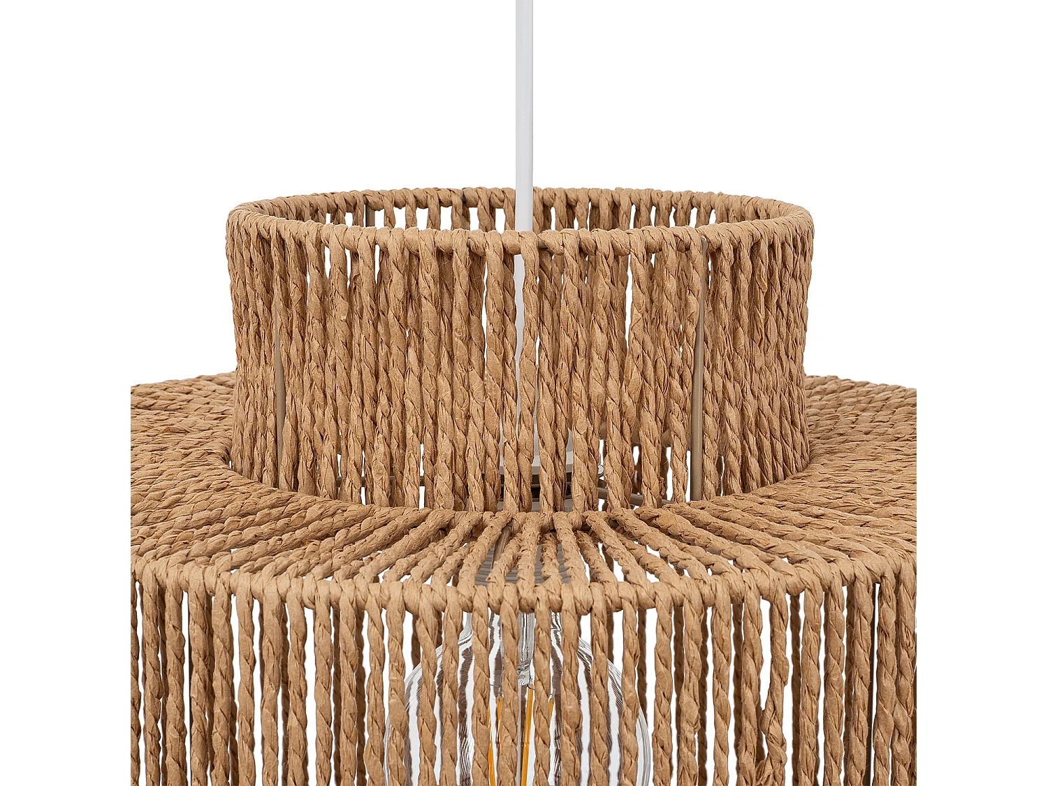 Suspension Papier Tressé Kena Naturel