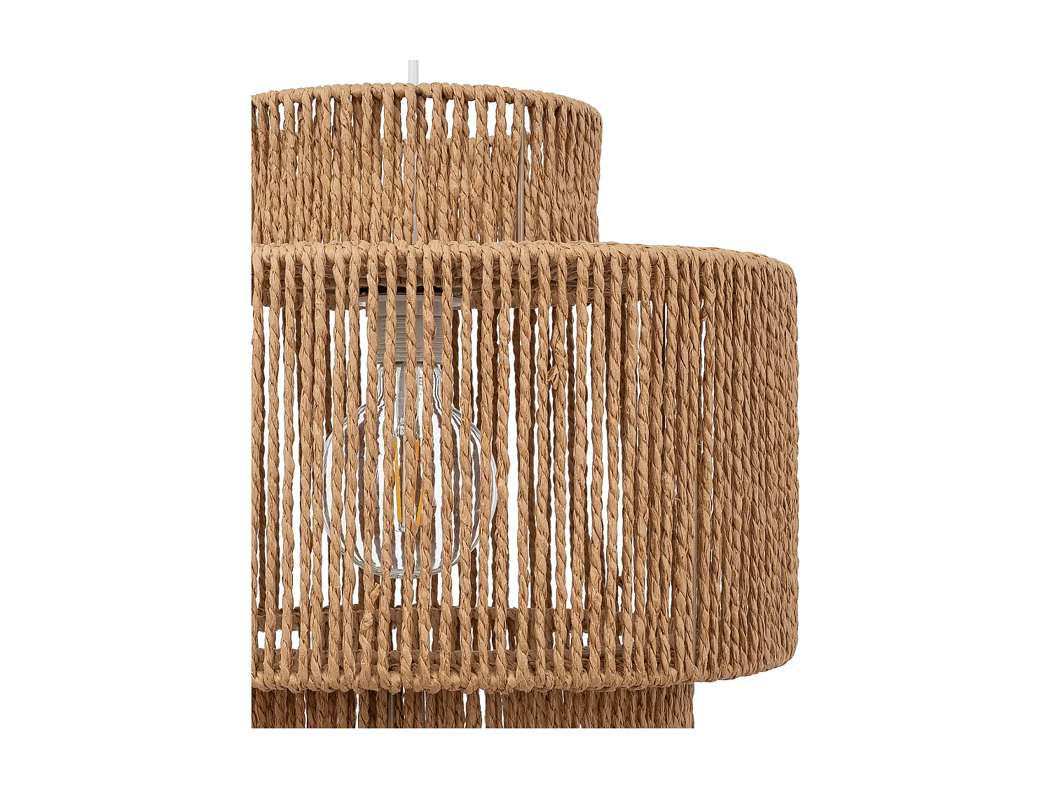 Suspension Papier Tressé Kena Naturel