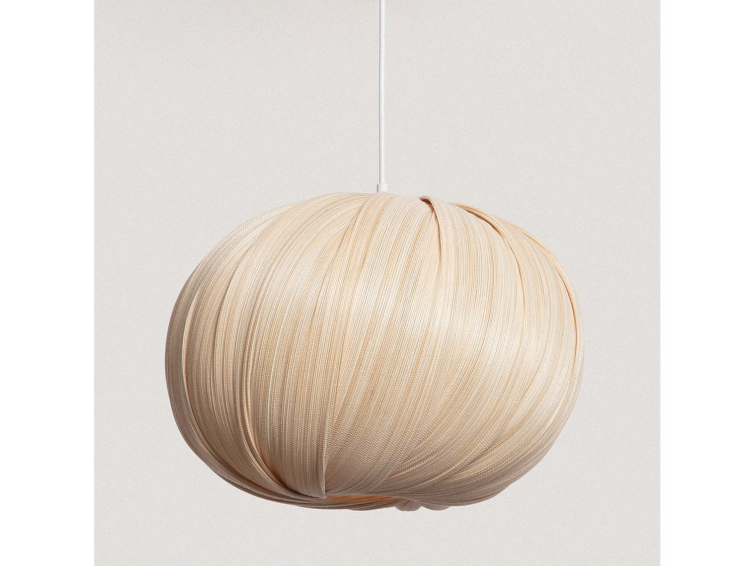 Suspension Bambou pour Extérieure Korowai Blanc extérieur