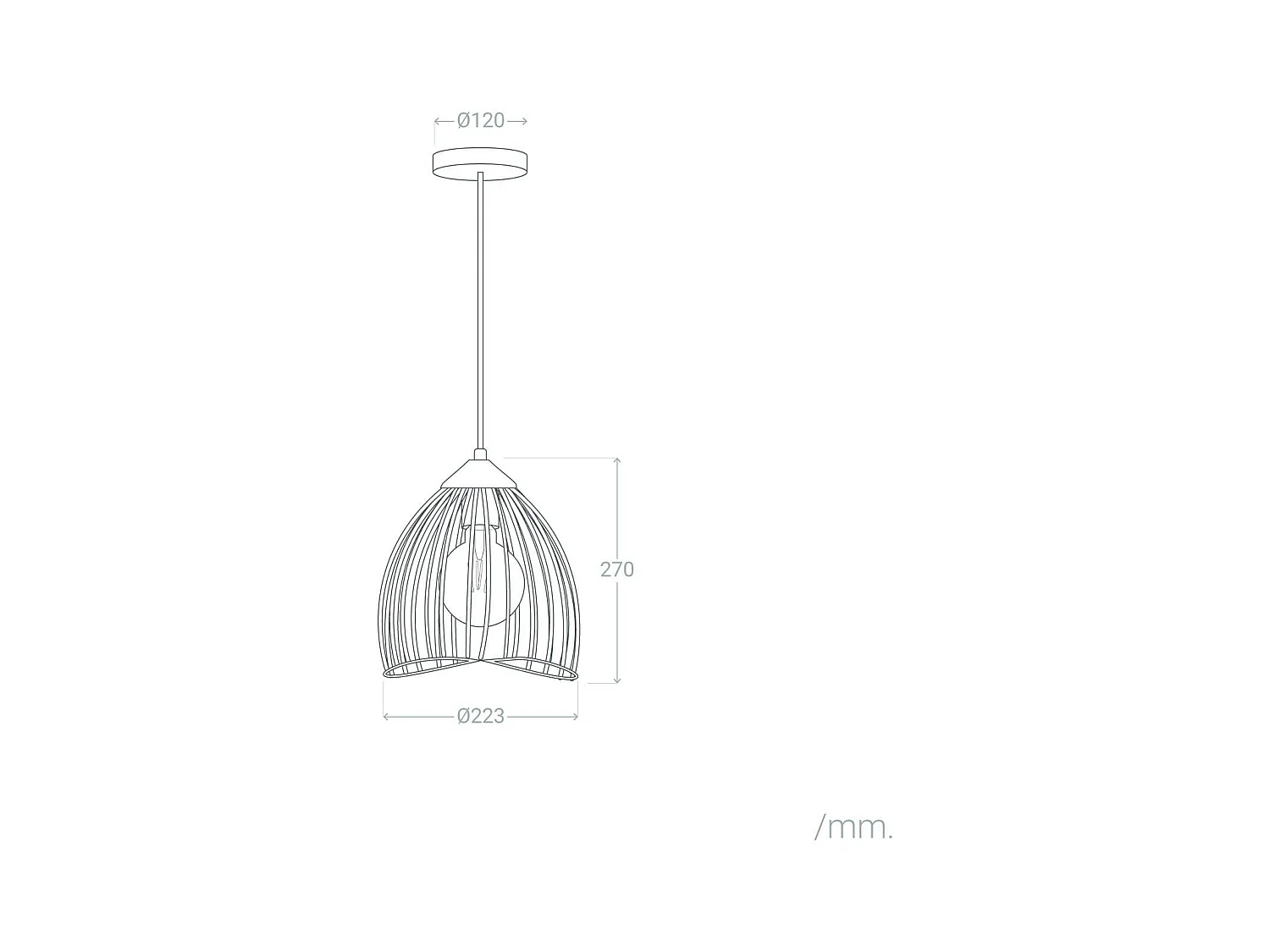 Lampada a Sospensione Metallo Kibanda Bellús Nero