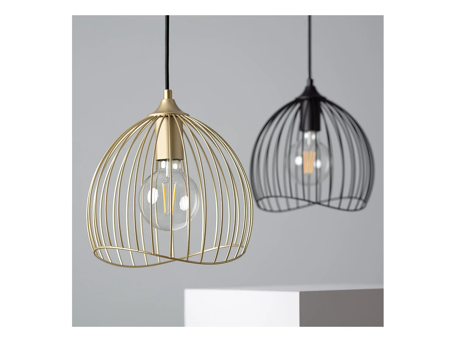 Lampada a Sospensione Metallo Kibanda Bellús Nero