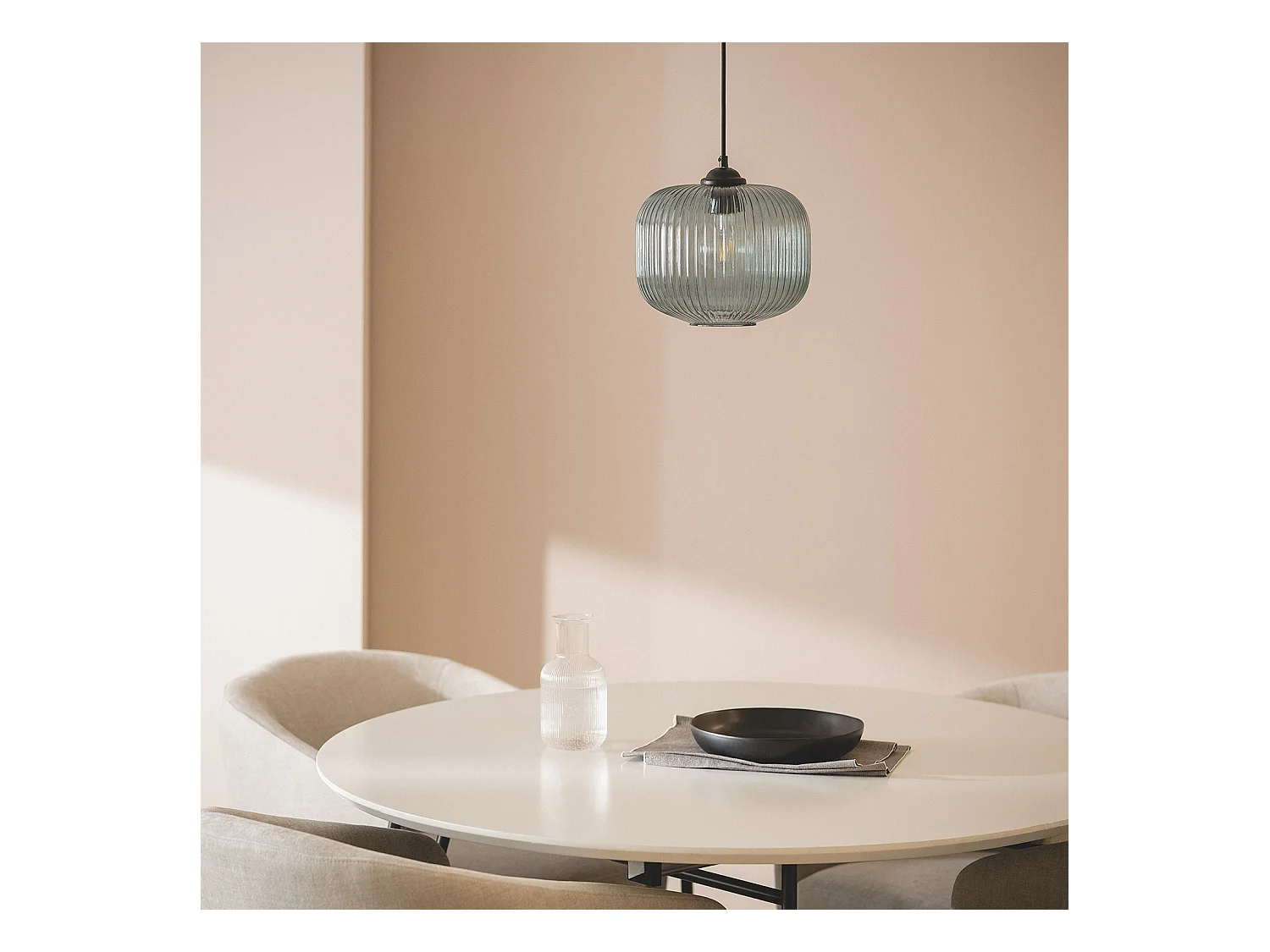 Suspension Verre Modra Bleu