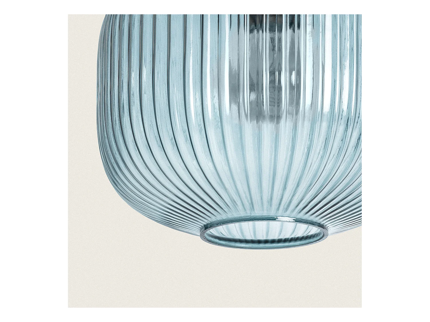 Suspension Verre Modra Bleu