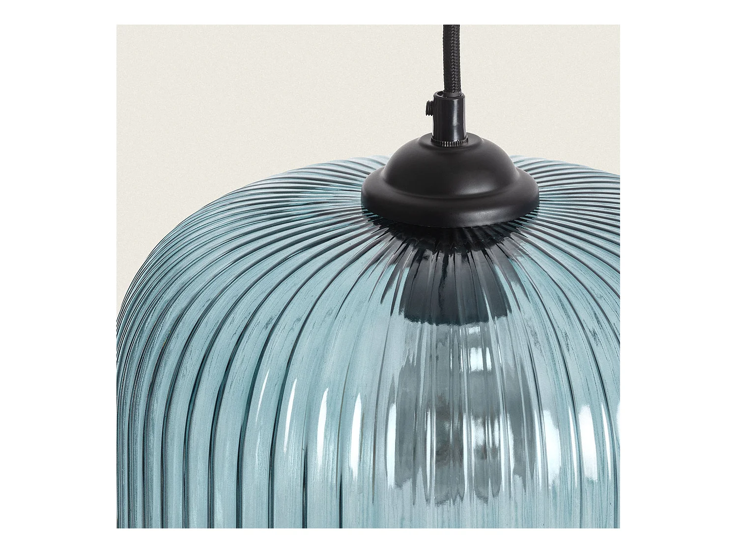 Suspension Verre Modra Bleu