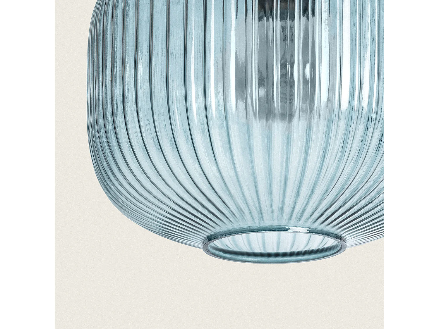 Suspension Verre Modra Bleu