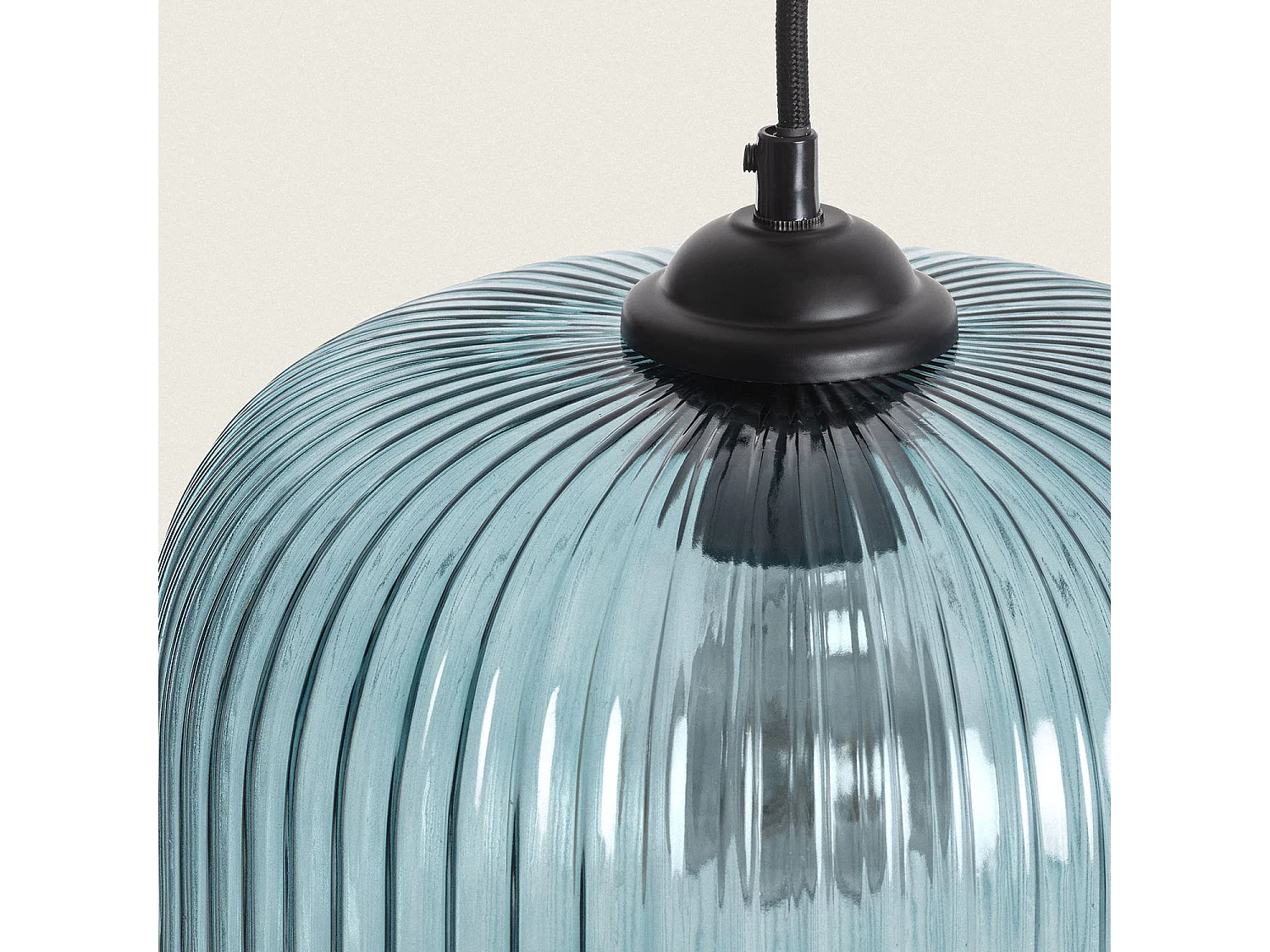 Suspension Verre Modra Bleu