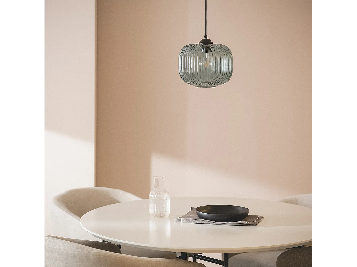 Suspension Verre Modra Bleu