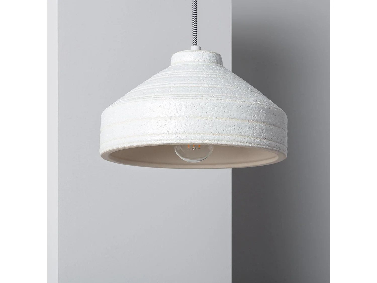 Suspension Céramique Gazao  Blanc