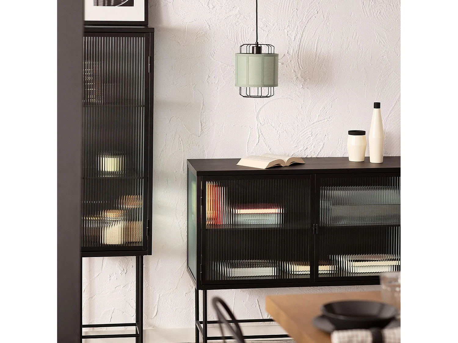 Lámpara Colgante Tela Pointiza Rojo Ladrillo