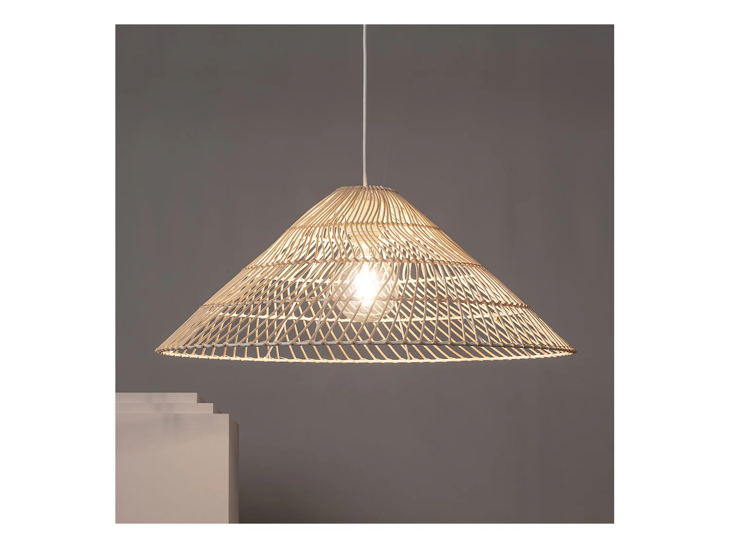 Lámpara Colgante Ratán Keops Natural