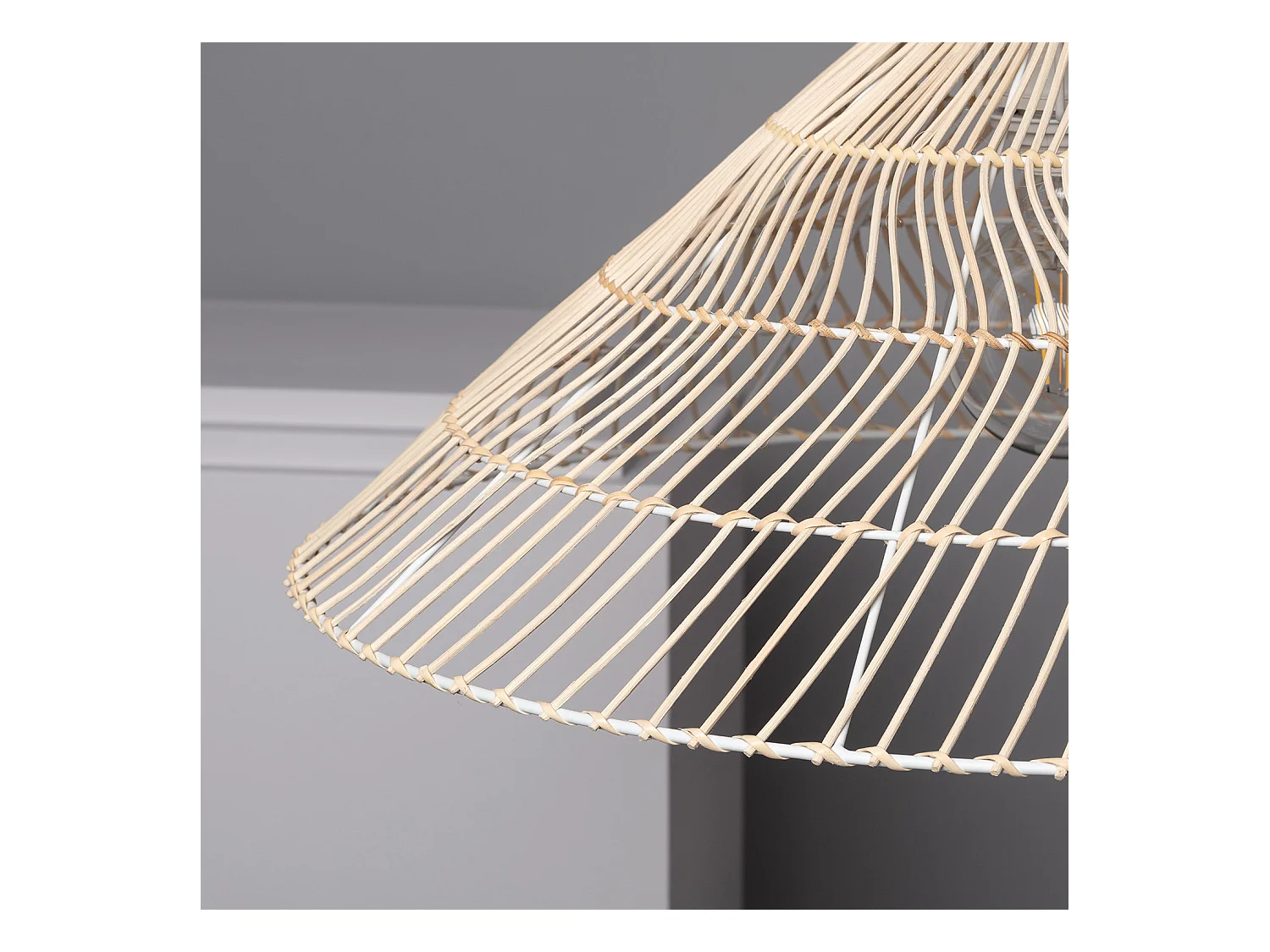 Lámpara Colgante Ratán Keops Natural