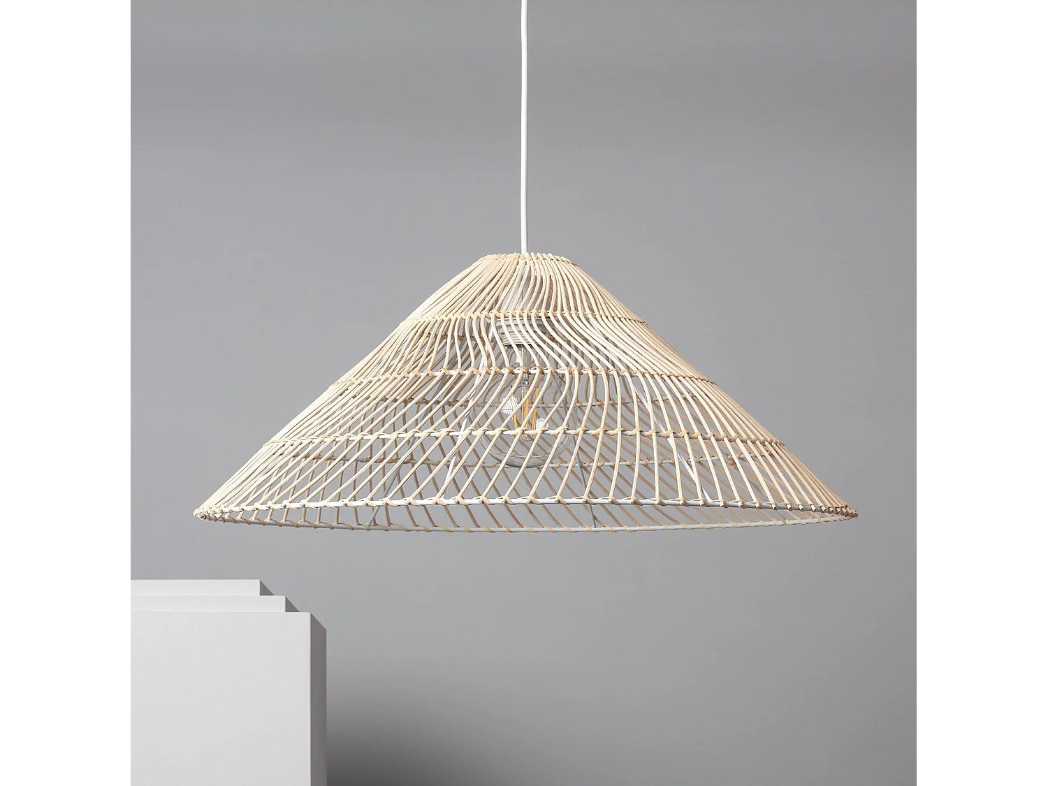 Suspension Rotin Keops Naturel