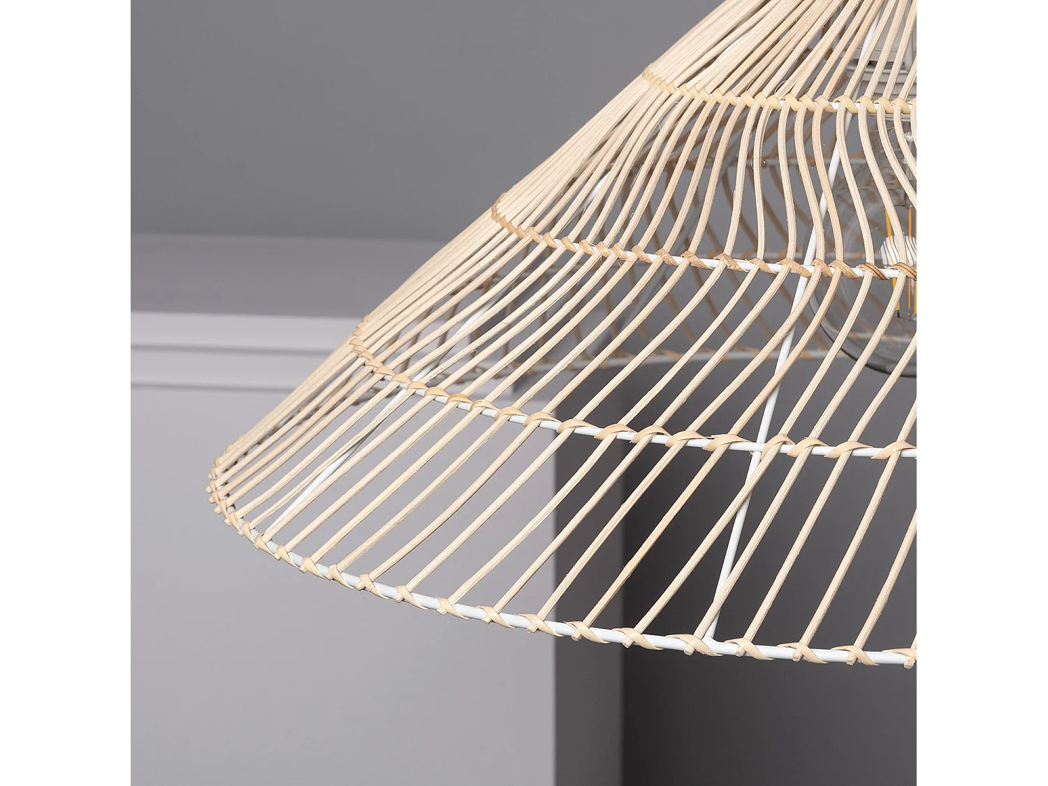 Suspension Rotin Keops Naturel