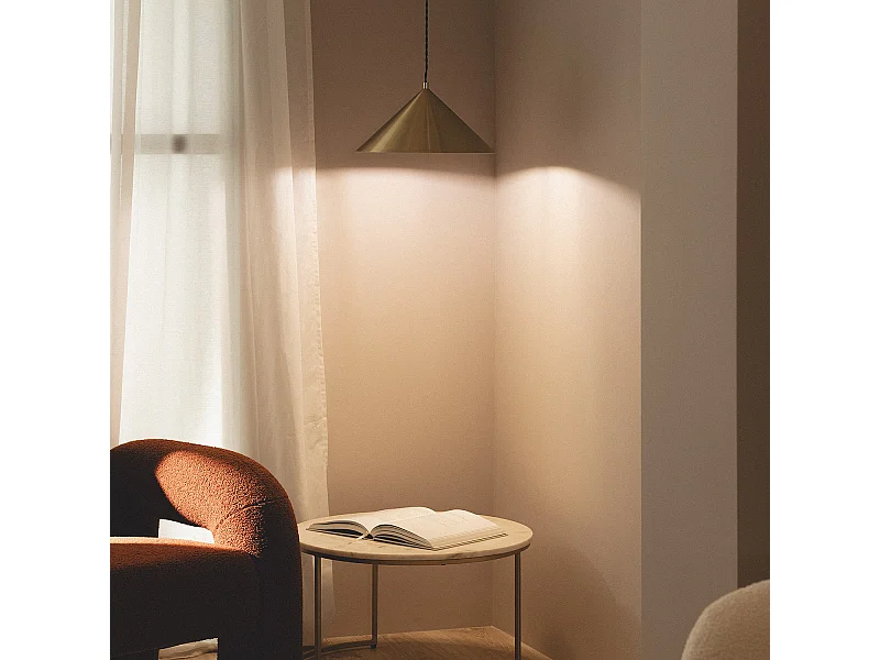 Lámpara Colgante Metal Chipén Dorado