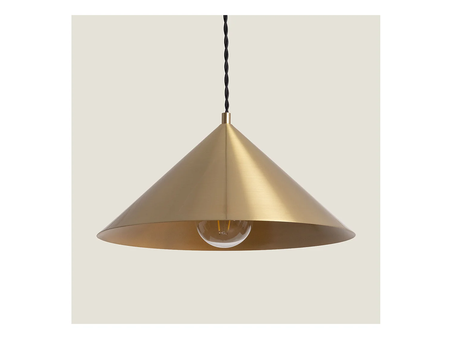 Lámpara Colgante Metal Chipén Dorado