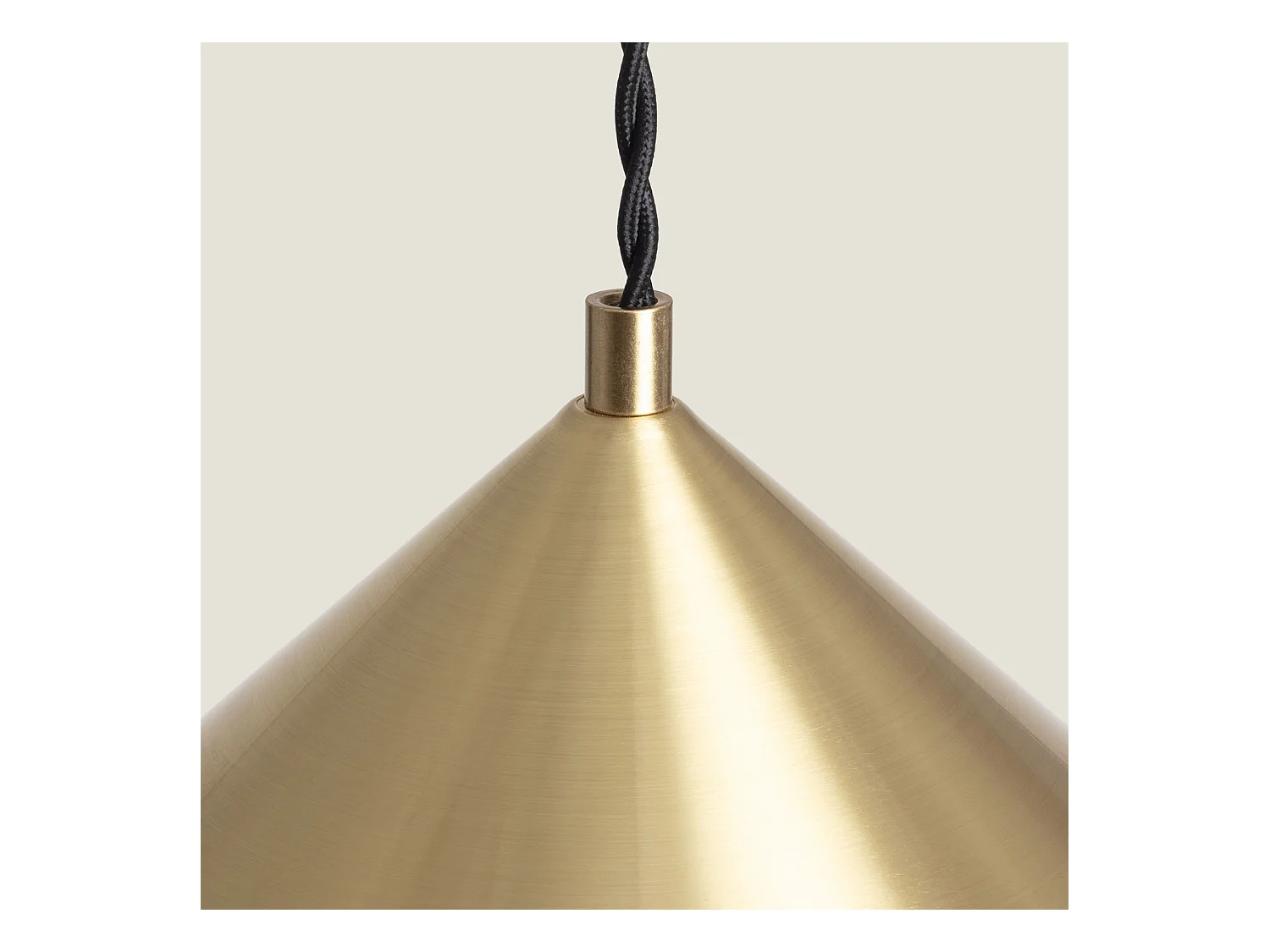 Lámpara Colgante Metal Chipén Dorado