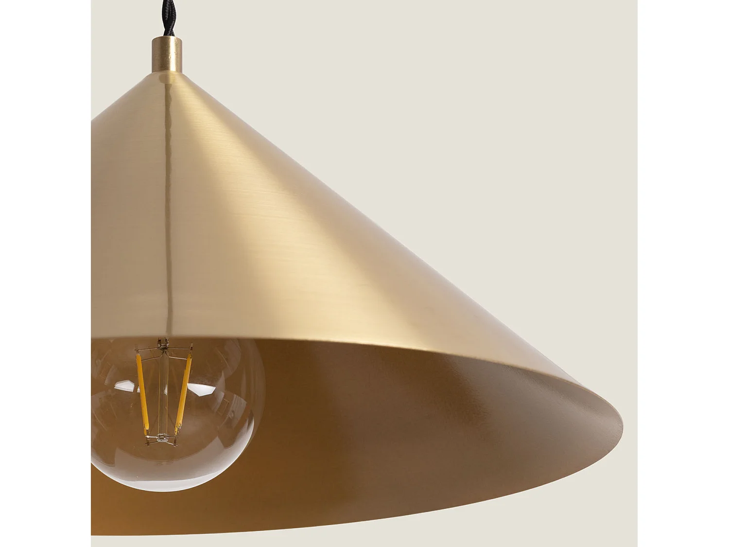 Lampada a Sospensione Metallo Chipen Oro