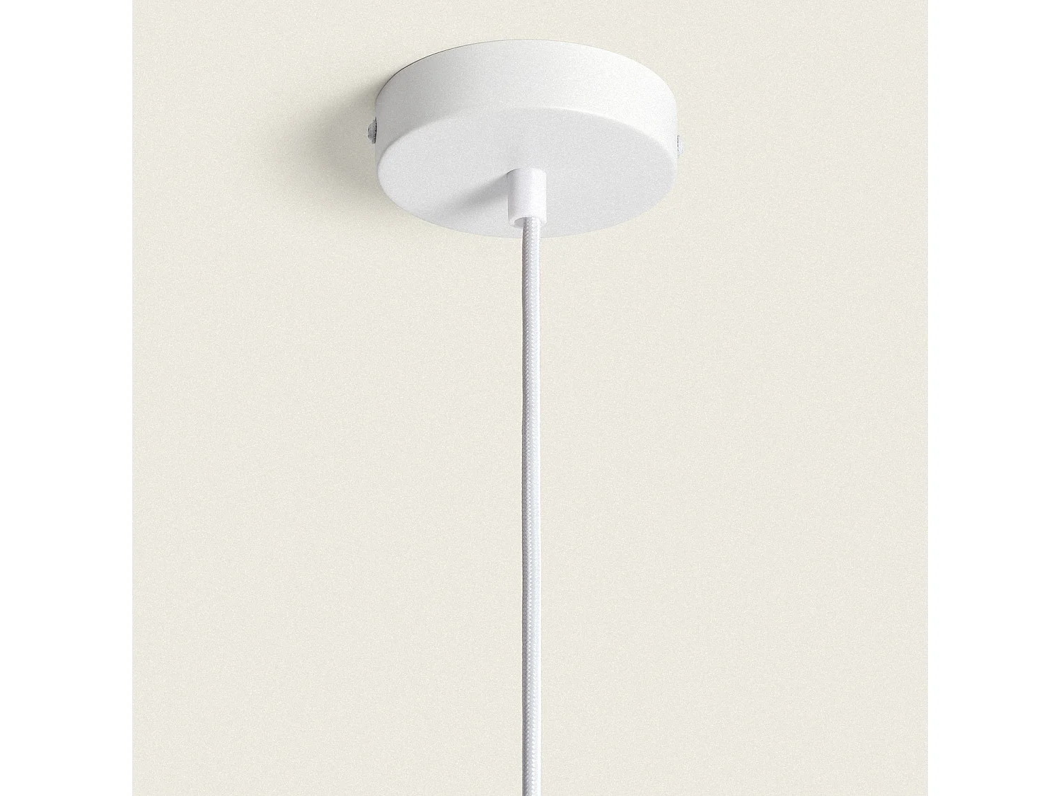 Lampada a Sospensione Tessuto Bello Duo Riflesso Grigio