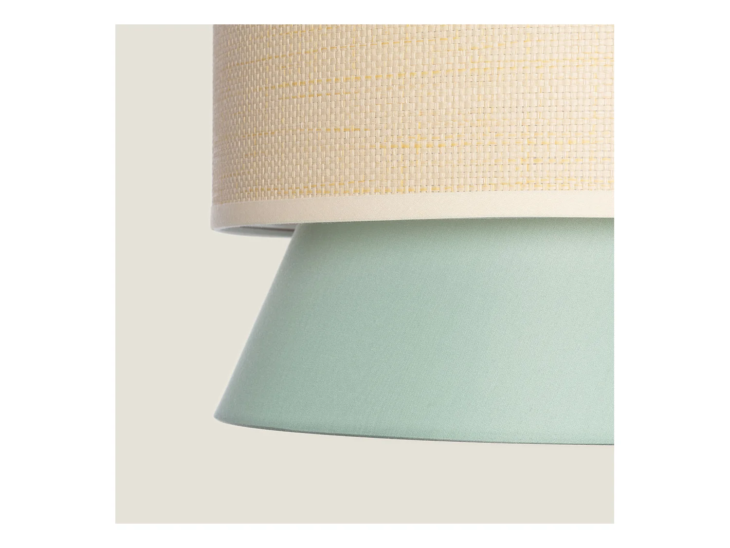 Lampada a Sospensione Tessuto Chulu Verde