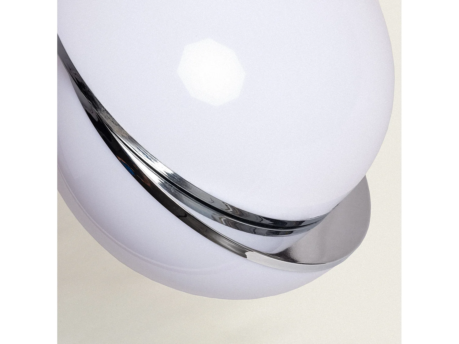 Suspension Métal Venus Chromé