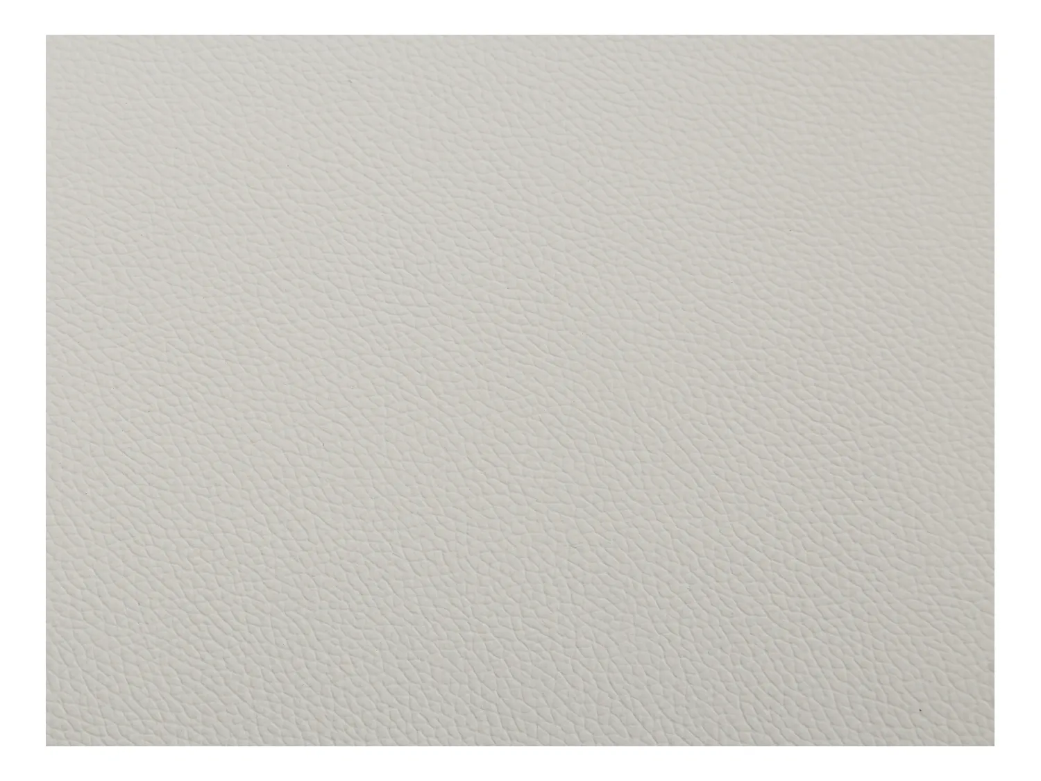 Grand canapé d'angle gauche panoramique en cuir blanc ELEVANTO