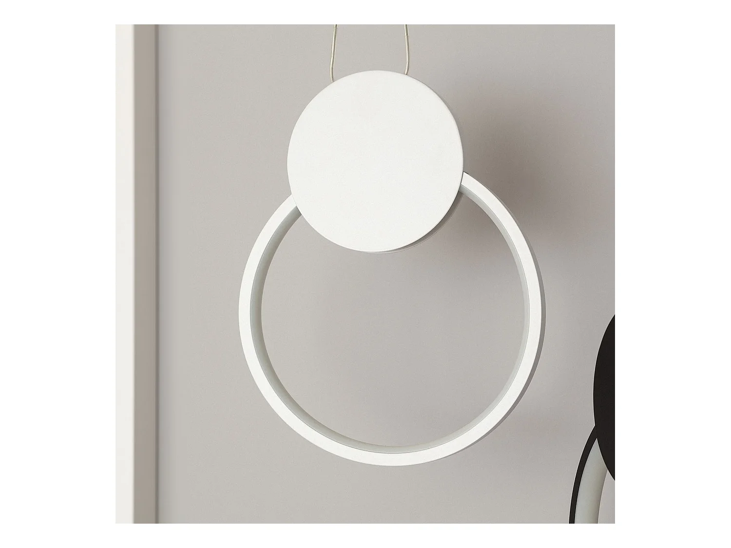 Lampada a Sospensione LED 10W Metallo Stendhal Bianco