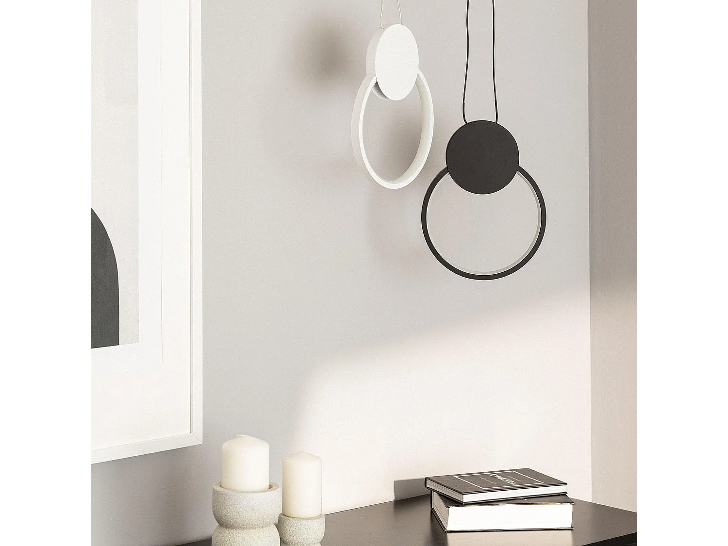 Suspension LED  10W Aluminium Stendhal Blanc